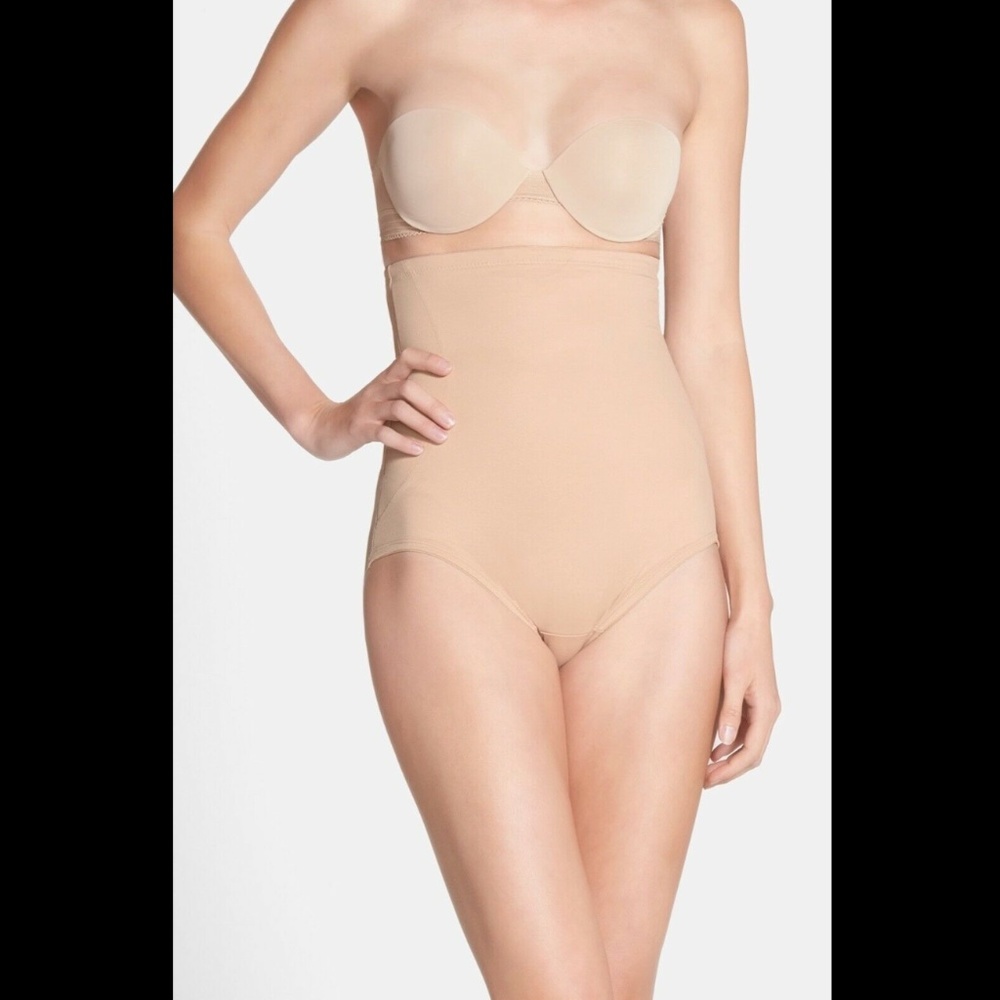 NWT TC 'Shape‎ Away' High Waist Shaping Briefs Nude [ SZ XL ]